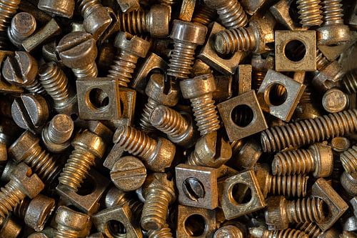 Meccano, nuts and bolts