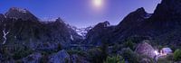 Soirée d'été dans les Alpes