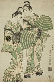 Ishikawa Toyonobu - The Actors Onoe Kikugoro I and Sanogawa Ichimatsu von Peter Balan