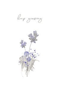 Keep growing - Japandi Style von Melanie Viola