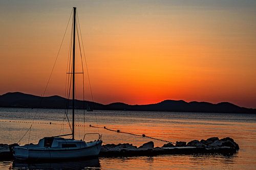 CROATIE : ZADAR - COUCHER DE SOLEIL