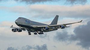 Silkway West Airlines Boeing 747-400F Frachtflugzeug.
