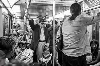 Sleeping on the train