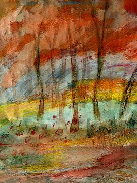 ein Sturm zieht auf - een storm staat op het punt aan te komen von Claudia Gründler