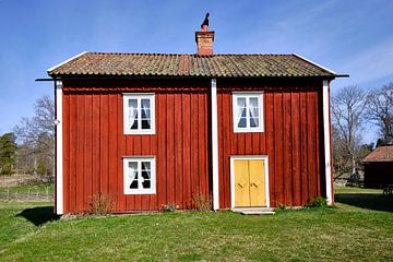 Zweeds rood huis van Geertjan Plooijer