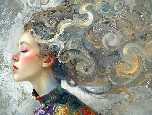 Women's portrait | Silver Swirls Silence