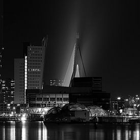 Le pont Erasmus à Rotterdam sur Arend van der Salm