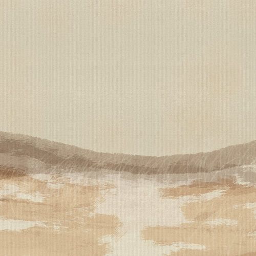 Abstract minimalist landscape in neutral colours. by Dina Dankers