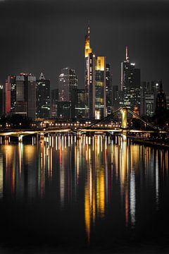 Frankfurt Skyline van Renato Dehnhardt