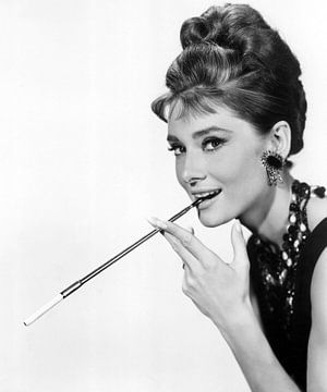 Audrey Hepburn dans le film Breakfast At Tiffany's sur Bridgeman Images