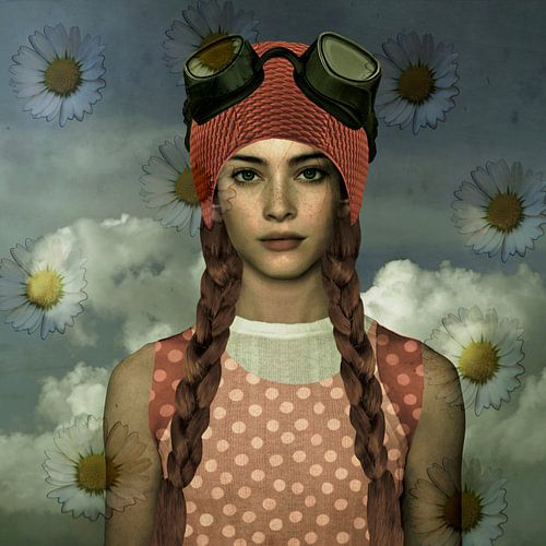 Bonnet de bain Vintage Beauty 1970