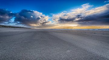 Alone on the beach van Alex Hiemstra