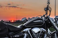Coucher de soleil Yamaha Wildstar