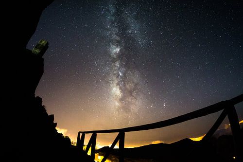 De Melkweg boven Madeira
