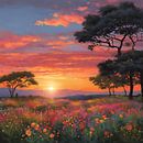 High Sky Dubai Painting by ComfortQ thumbnail