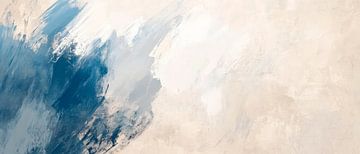 Abstracte kleurenharmonie in blauwtinten