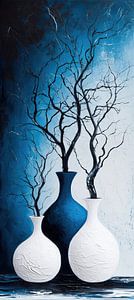 Stilleven Blauw Wit