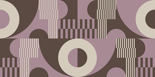 Geometrische Symfonie in Retro Tinten nr. 8