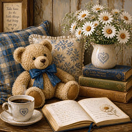Koffie met Teddy Tim van Jutta Maria Pusl