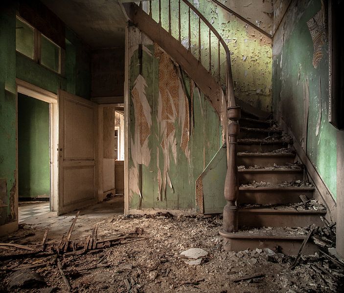 Interieur eines verlassenen Landhauses von Olivier Photography