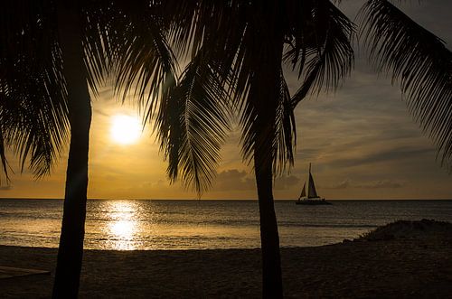 Eagle beach Aruba Sunset sur Giovanni della Primavera