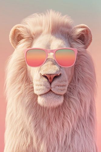 PINKISS - Le Lion Blanc sur Philippe HUGONNARD