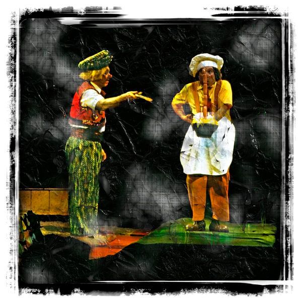 Clowns von Leopold Brix