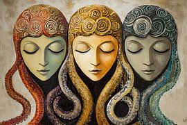 Gesichtskunst | Stille Reflexion von Zen und Mehr