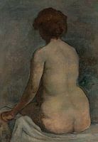 Porträt einer nackten Frau