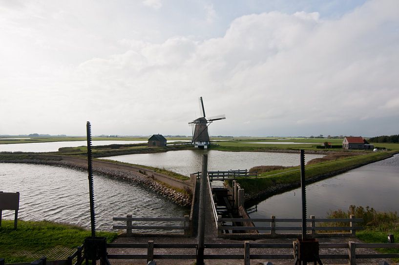 Windmill on Texel by Anita van Hengel