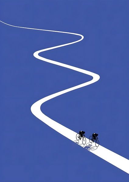 Cyclisme ensemble par Gapran Art