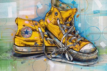 Converse All Stars painting by Jos Hoppenbrouwers