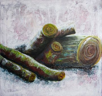 Woodstumps by Iris Holzer Richardson