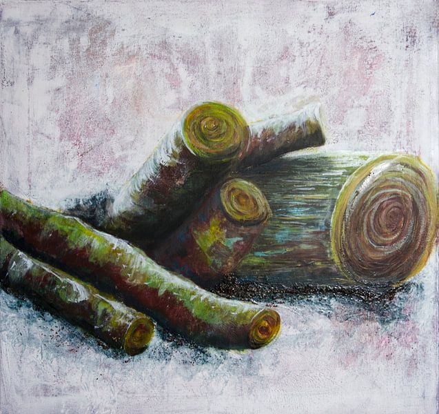 Woodstumps by Iris Holzer Richardson