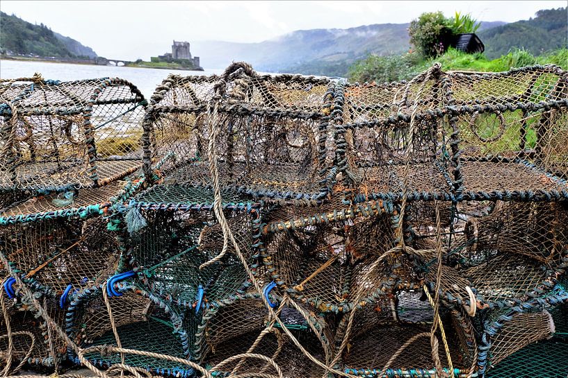 Schotland, viskorven en Eilean Donan Castle von Marian Klerx