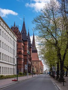 Ständehaus und Steintor in der Hansestadt Rostock