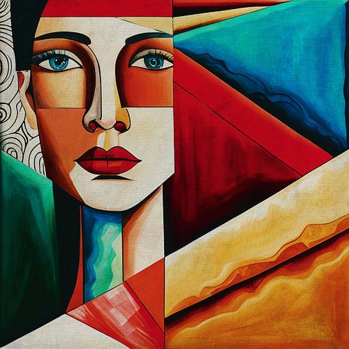 Portretten geschilderd in expressionistische stijl nr.3