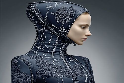 surrealist portrait woman