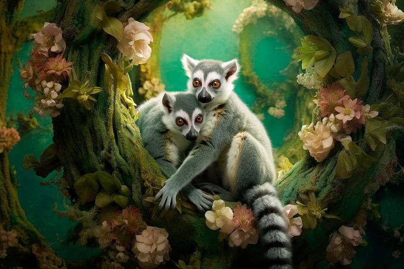 Maki, lemur by Joriali photography and paintings