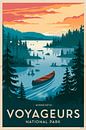 Minnesota Vintage Reisposter van Poster Art Shop thumbnail
