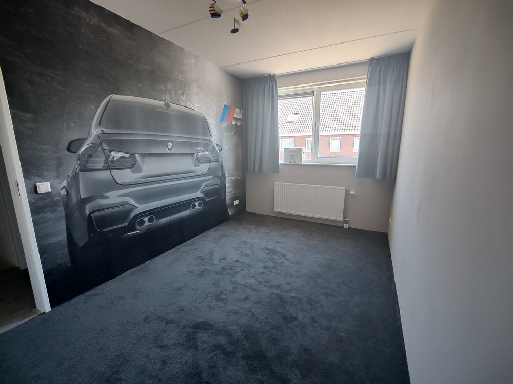 BMW M3 sportscar in Grau mit M-Logo, von Atelier Liesjes