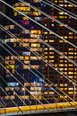 De Erasmusbrug en de Rotterdamse hoogbouw bij nacht van Jeroen Kleiberg thumbnail