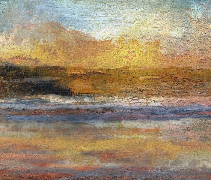 eine Küstenlandschaft von Claudia Gründler
