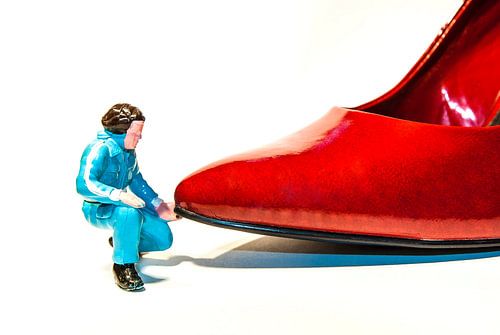 das kleine Helferlein beim Abstützen