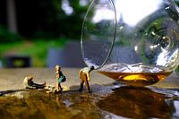 Zu tief im Glas