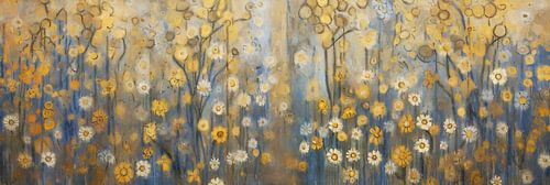 Bloemenpracht in Blauwtinten