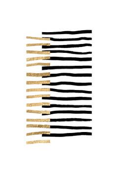 Gold on Black Lines, Anastasia Sawall by 1x