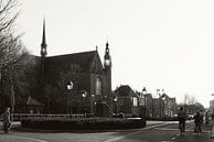 ANNAstede kerk in Breda - zwart wit van Texas van Egmond thumbnail