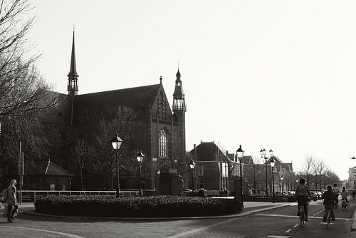 ANNAstede kerk in Breda - zwart wit