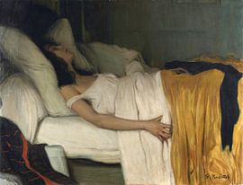 Santiago Rusiñol, La morfinòmana - 1894 von Atelier Liesjes